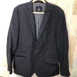 WALLIN & BROS Wool Blazer Jacket Men’s size 42L Gray Floral Lining